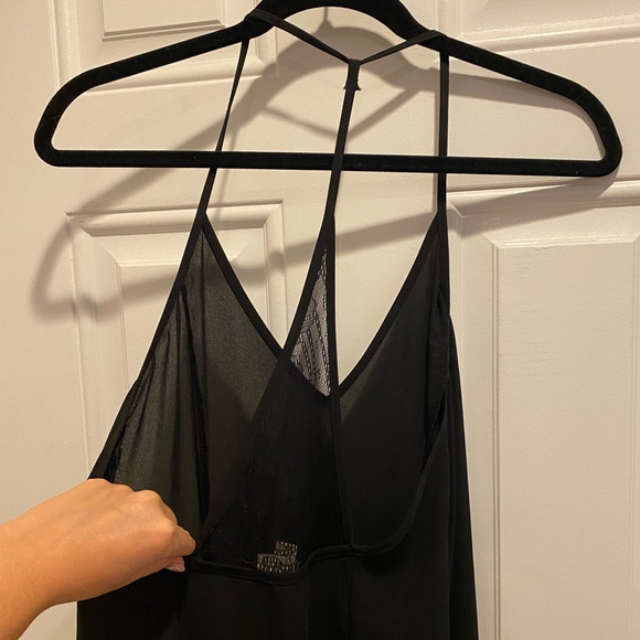 Black Slit Maxi Dress - Picture 4 of 12